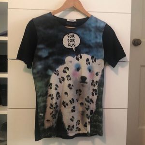 Moschino Cheapanchic Fur For Fun shirt!